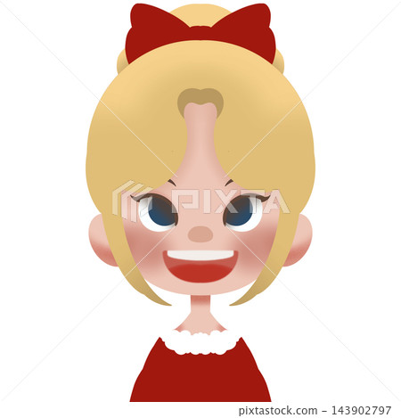 Winter girl with red clothes Winter girl with red clothes 143902797