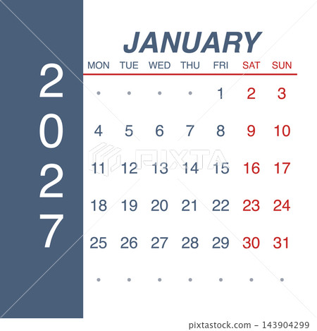 January 2027 English Clean Scandinavian Monthly Desk Calendar Minimal Neutral Or January 2027 English Clean Scandinavian Monthly Desk Calendar Minimal Neutral Or 143904299