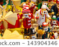 Traditional Wooden Nutcracker Figurines at Salzburg Christmas Market in Austria 143904346