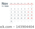 November 2026 English Aesthetic Neutral Monthly Goal Tracker Scandinavian Minima 143904404