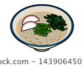 Wakame noodles 143906450