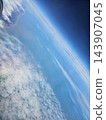 Blue ocean and diagonal cloud bands from above 143907045