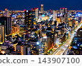View of the Minami area from the top floor of the ORIX Honmachi Building in Nishi Ward, Osaka City (photographed on October 24, 2026) 143907100