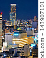 View of the Minami area from the top floor of the ORIX Honmachi Building in Nishi Ward, Osaka City (photographed on October 24, 2026) 143907101