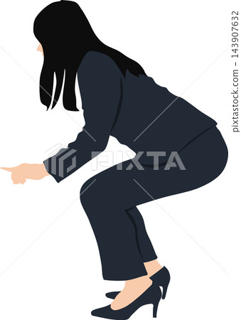 女商人的例證 143907632
