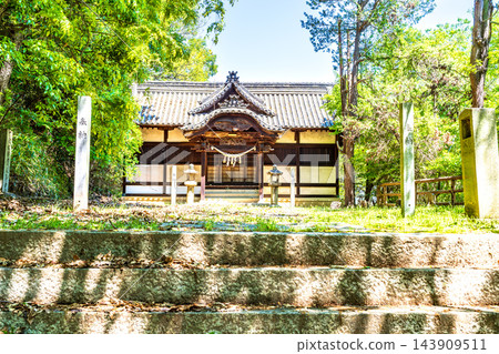 【傳統建築群重要保護區】香川縣丸龜市本島笠島尾上神社初夏景色 【傳統建築群重要保護區】香川縣丸龜市本島笠島尾上神社初夏景色 143909511