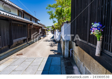 【傳統建築群重要保護區】笠島:初夏東小路景色,第六部分,本島,丸龜市,香川縣 【傳統建築群重要保護區】笠島:初夏東小路景色,第六部分,本島,丸龜市,香川縣 143909530