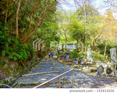 通往下關市豐田町久留尊山修善寺的山路 通往下關市豐田町久留尊山修善寺的山路 143913026