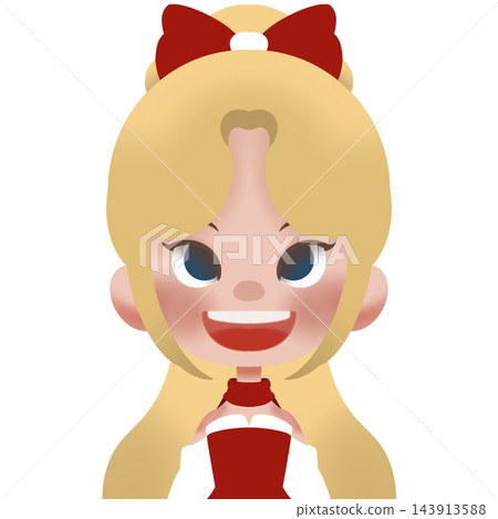 cute little girl in a red dress cute little girl in a red dress 143913588