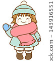 A girl on a cold day (right hand, smiling) A girl on a cold day (right hand, smiling) 143916551