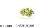 Tempura made with Japanese angelica tree sprouts; a spring wild vegetable; a bright background. 143919106