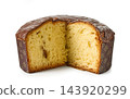 Panettone with caramel covered with chocolate 143920299