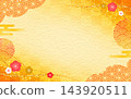 日式相框背景，日式圖案，和紙，新年祝福，新年慶祝活動 143920511