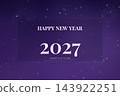 Happy New Year 2027 Purple Celebration Background Happy New Year 2027 Purple Celebration Background 143922251