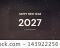 Luxury Midnight Blue Happy New Year 2027 Background Luxury Midnight Blue Happy New Year 2027 Background 143922256