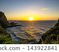 View from Ohbae Lighthouse at sunset (Ikitsuki Island, Nagasaki Prefecture) 143922841