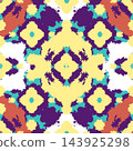 seamless pattern with colorful flowers 143925298