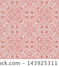 seamless pattern with blue snowflakes 143925311