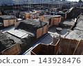 Building foundation construction site under construction 143928476