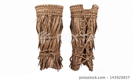 Traditional Farmers Thatch Gaiters and Woven Straw Leg Protectors Traditional Farmers Thatch Gaiters and Woven Straw Leg Protectors 143929857