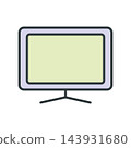Television icon vector design templates 143931680