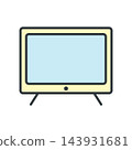 Television icon vector design templates 143931681