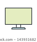 Television icon vector design templates 143931682