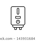 Water Heater icon vector design templates simple and modern concept 143931684