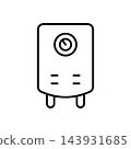 Water Heater icon vector design templates simple and modern concept 143931685
