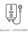 Water Heater icon vector design templates simple and modern concept 143931689