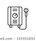 Water Heater icon vector design templates simple and modern concept 143931693