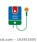 Water Heater icon vector design templates simple and modern concept 143931695