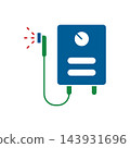 Water Heater icon vector design templates simple and modern concept 143931696
