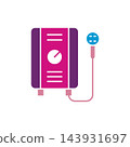 Water Heater icon vector design templates simple and modern concept 143931697