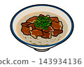 Meat soba 143934136