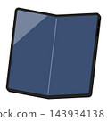 Horizontal folding smartphone 143934138