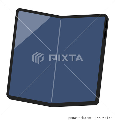 Horizontal folding smartphone 143934138