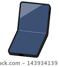 Vertical folding smartphone 143934139