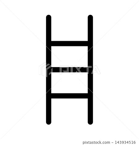 Versatile sleek ladder icon set for construction, safety, and design project concepts Versatile sleek ladder icon set for construction, safety, and design project concepts 143934516