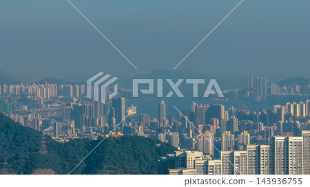 Hong Kong Oct 24 2026 Scenic view of Kowloon urban landscape Hong Kong Oct 24 2026 Scenic view of Kowloon urban landscape 143936755