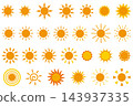Sun illustration set 143937335