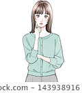 Office worker A_Office casual_Thinking 143938916