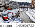 Winter scenery of Hida Takayama, Gifu Prefecture 143939782