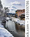 Winter scenery of Hida Takayama, Gifu Prefecture 143939786