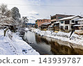 Winter scenery of Hida Takayama, Gifu Prefecture 143939787