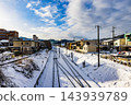 Winter scenery of Hida Takayama, Gifu Prefecture 143939789
