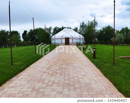 A yurt in a nomadic village A yurt in a nomadic village 143940407