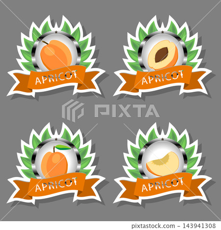 Sweet juicy tasty natural eco product apricot 143941308