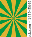 Image of green and gold converging lines 143945049