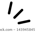 漫畫符號：簡單的圖標插圖，代表驚訝、頓悟、強調和靈感：黑色 007 143945845